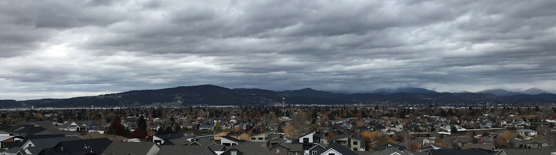 Aerial view of Spokane Valley